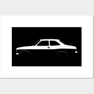 Ford Escort Mexico Silhouette Posters and Art